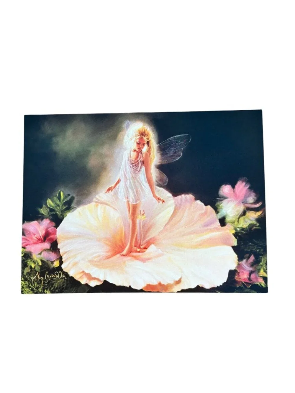 VINTAGE New Leanin’ Tree‎ 6-Pack Birthday Cards ENCHANTED FLOWER Fantasy Fairies